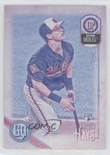 2018 Topps Gypsy Queen Missing Black Plate Austin Hays #121 2r9