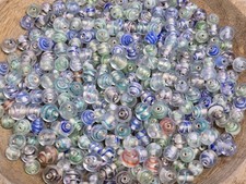 800 PCS MULTI-COLOR ROUND GLASS BEADS JEWELRY CRAFT MAKING LOOSE BEADS 8 mm