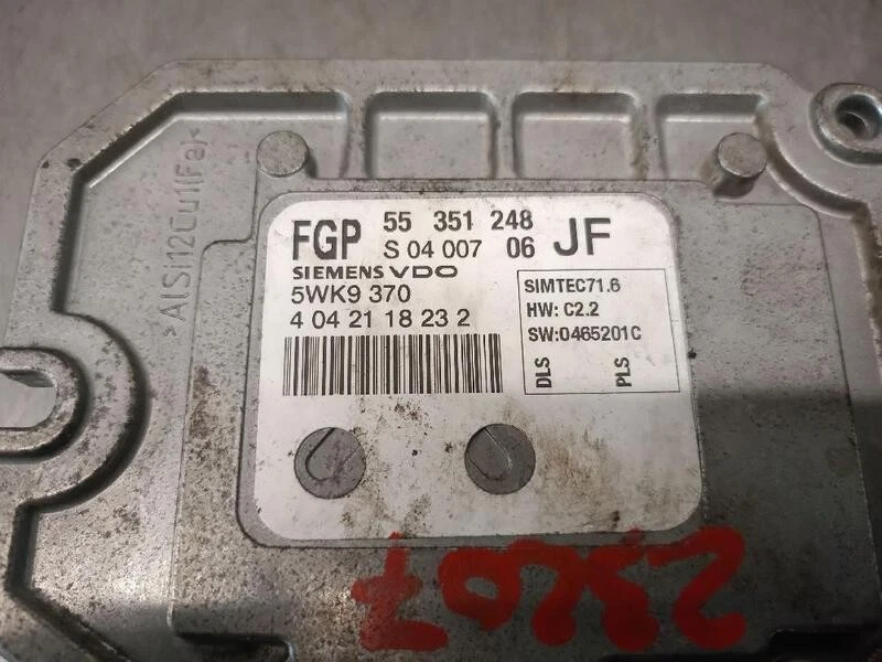 55351248 centralita motor uce para OPEL ASTRA H (A04) 1.8 (L48) 2004 5580242 - Immagine 3 di 4