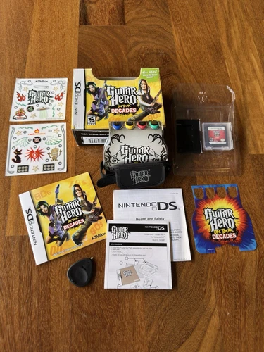 Nintendo DS Guitar Hero On Tour Decades Bundle-untested