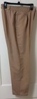 WORTHINGTON KHAKI BROWN PLEATED DRESS CAREER PANTS 10 PETITE POLYESTER RAYON 10P — photo 5