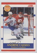 1990-91 Score Prospect Bilingual Andrew Cassels #422 0da0