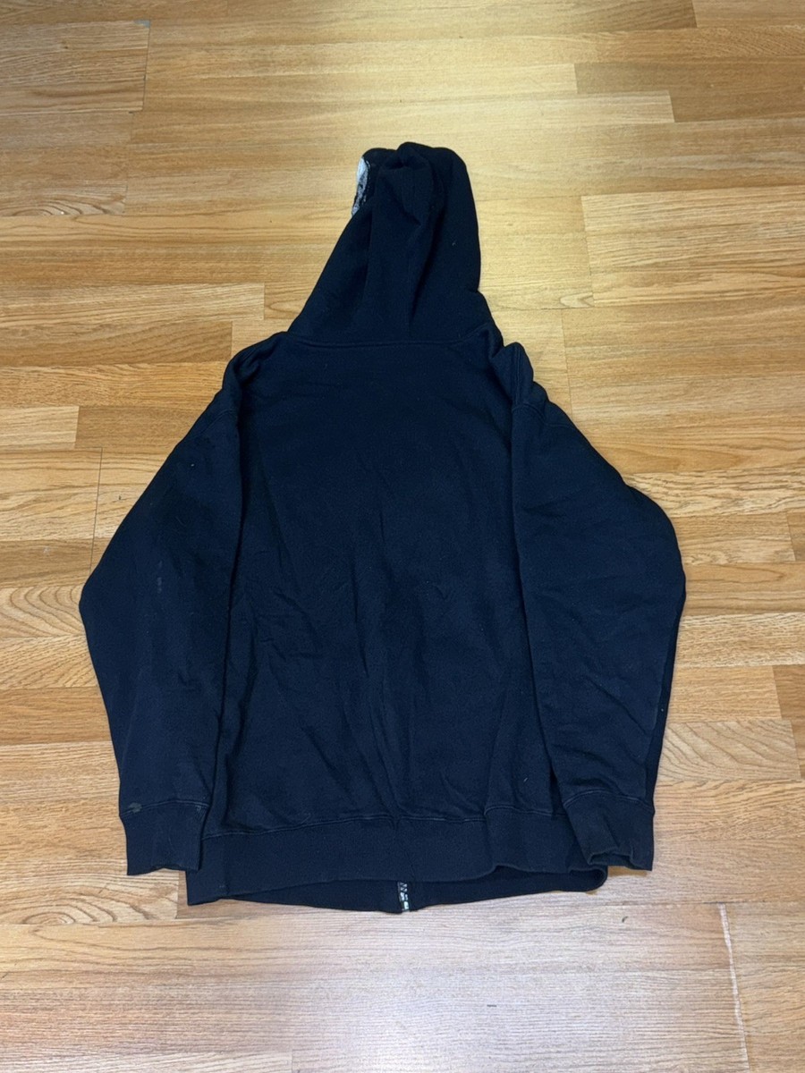 Famous Stars And Straps Men's XL Black Ben Franklin Full Zip