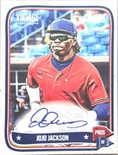 2024 Onyx Vintage - Autographs #VAJOJA Jojo Jackson Near Mint
