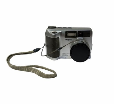 Argus DC3550 Digital Camera Silver Tested Works BUT SCREEN DOES NOT WORK NO CARD