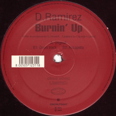 D. Ramirez - Burnin' Up (12'')