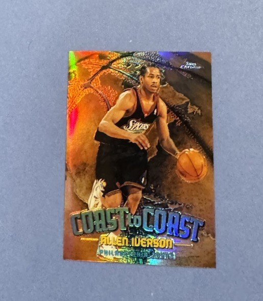 1998-99 Topps Chrome - Coast to Coast Allen Iverson #CC9 Refractor