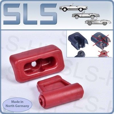 Clip+Lager, Sonnenblende Rot Mercedes W107 originalgetreue Repro -A1078110141-