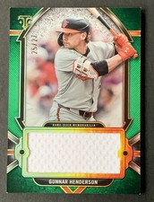 Gunnar Henderson 2024 Topps Triple Threads Amethyst Jumbo Relic Game Used 25/27