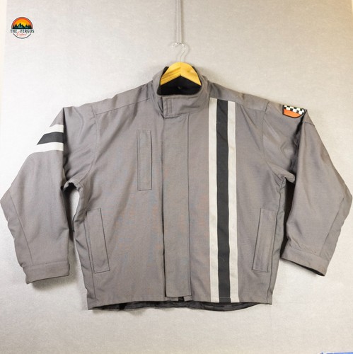 Corazzo Scooter Motorcycle Armored Jacket Gray Black Long Sleeve Men's Size XXL