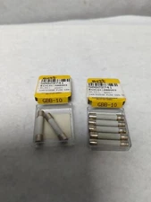 COOPER BUSSMANN,GBB-10,CERAMIC FUSES LOT OF 7 NOS