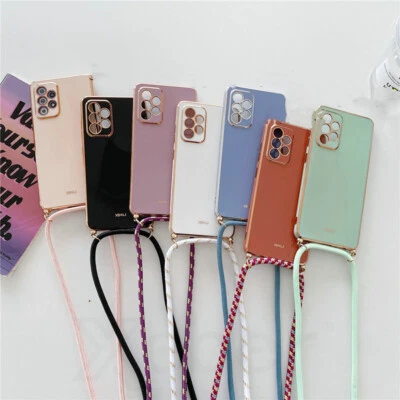 HandyHülle mit Band Handykette für Samsung Schutzhülle Kordel Case Umhängen Seil - Bild 1 von 4