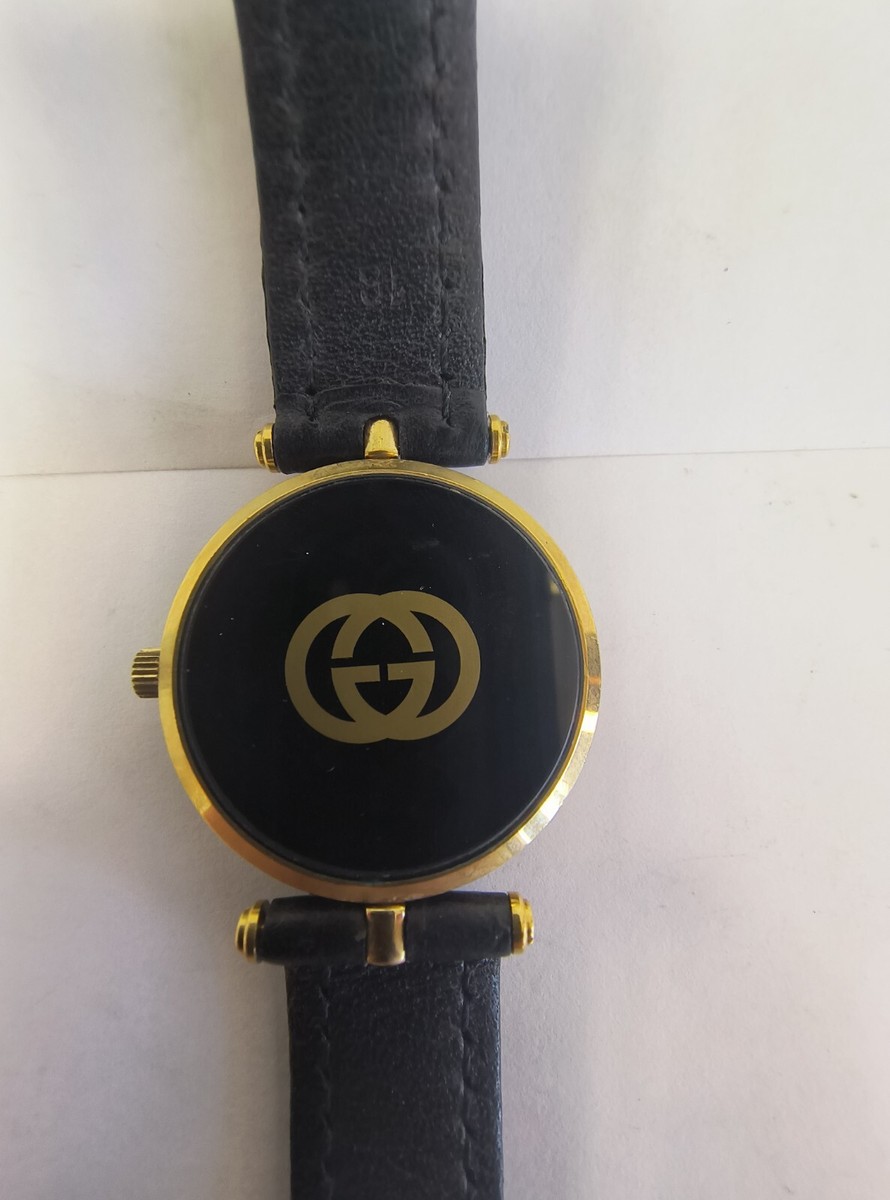 Gucci 18K Gold Plated Triple Calendar Moon Phase