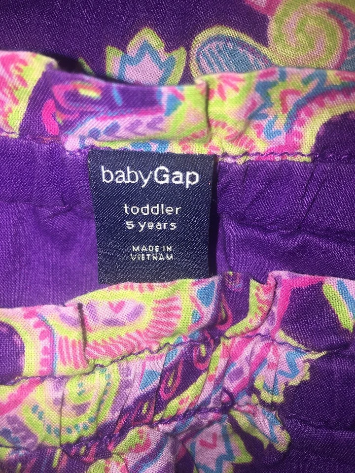 Mameluco Baby Gap púrpura cachemir. Niñas Talla 5 Foto 2 de 2