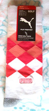 PUMA GOLF "PLAY YOUR WAY" ULTRA BREATHABLE MEN'S/WOMEN'S CREW SOCKS Large 9-12