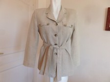 VESTE CEINTUREE MARQUE "