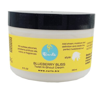Curls Blueberry Bliss Twist N Shout Cream 240ml VERSAND KOSTENLOS 