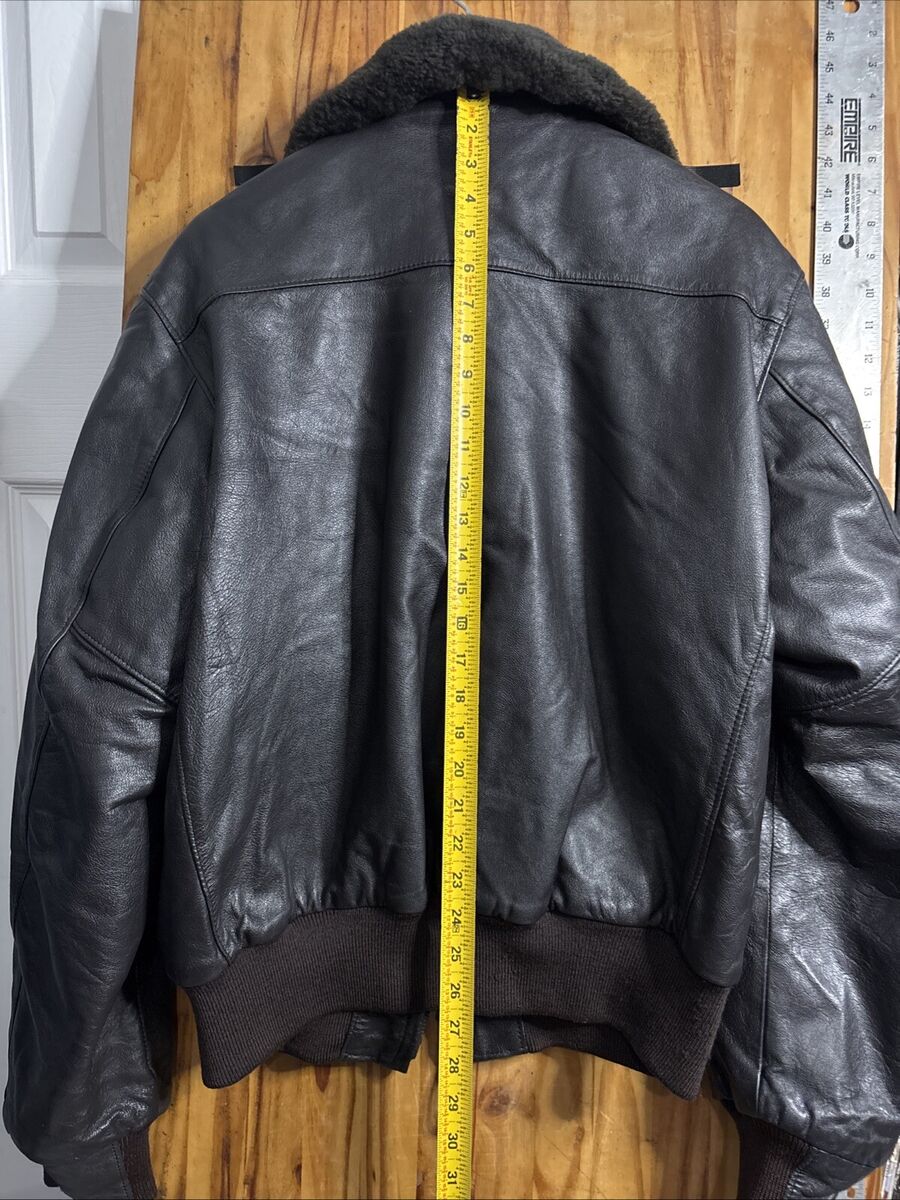 Vintage LL Bean GoatSkin Bomber Jacket USA Sz Large 44 Rare Vintage LL Bean GoatSkin Bomber Jacket USA Sz Large 44 Rare