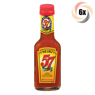 6x Bottles Heinz 57 Chicken, Steak & Pork Sauce | 5oz | Fast Shipping!