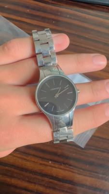 Calvin Klein Simplicity K43231 Damen Armbanduhr Uhr Silber Fein Schmal  Feminin ✅