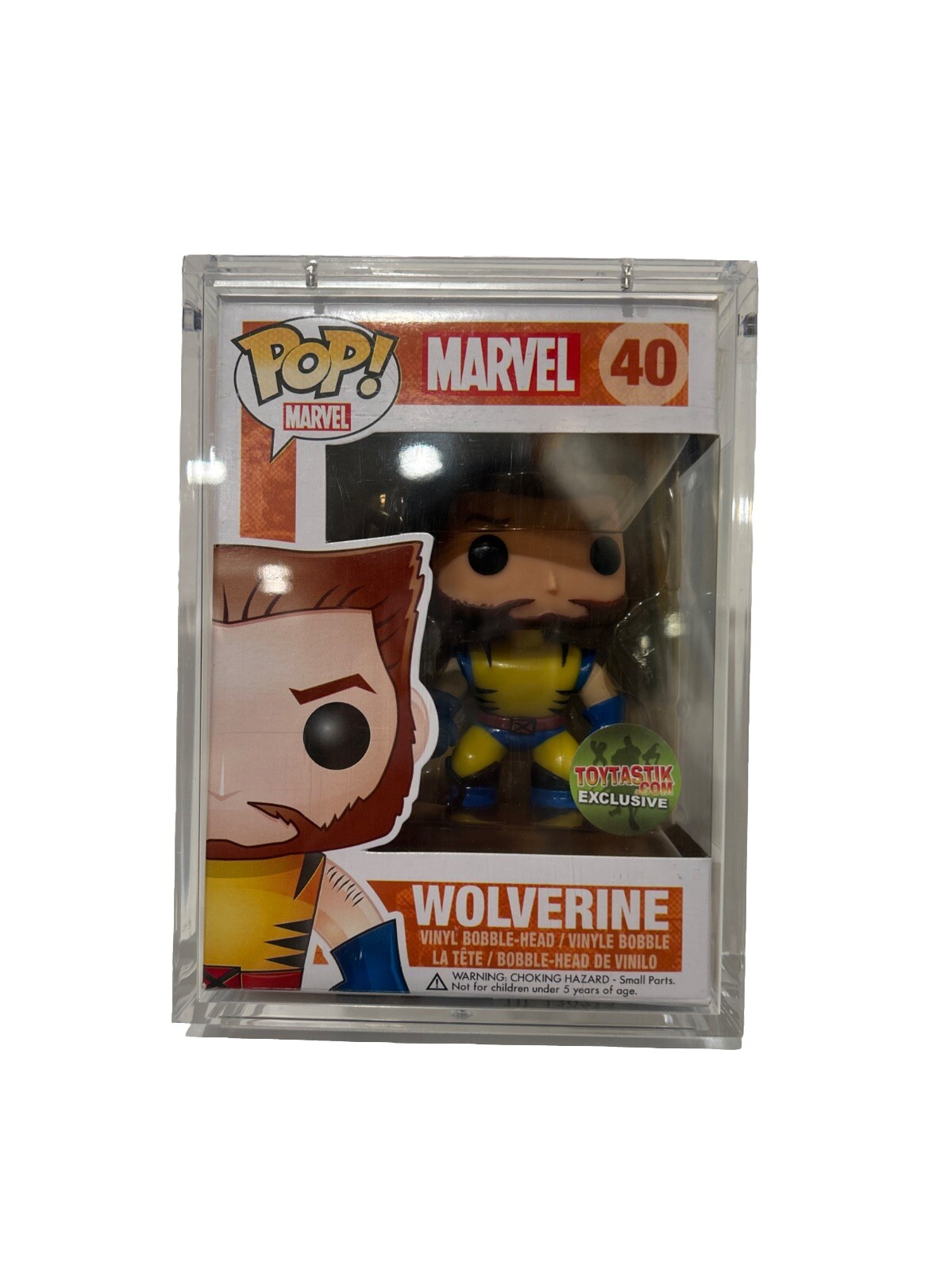 Funko Pop! Vinyl: Marvel - Unmasked Wolverine #40 Toytastik Exclusive