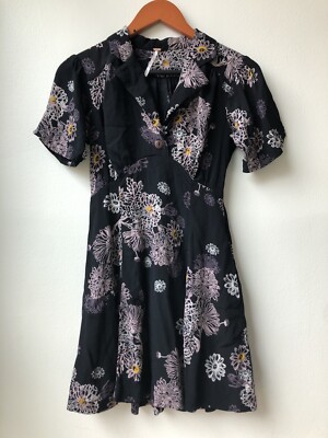 free people casual dress Free People Women's Ronnie Poplin Short-Sleeve Mini Dress