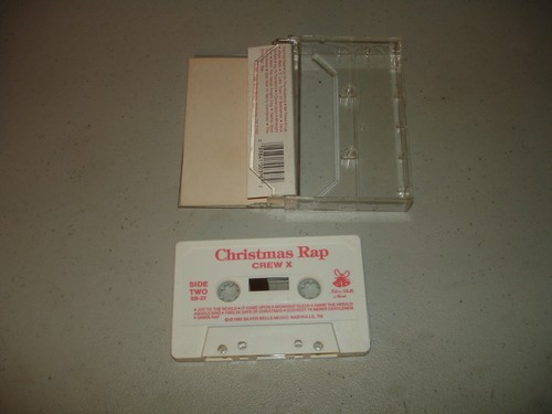 Crew X - Christmas Rap (Cassette, 1990) Tested, Rare, EX - Picture 3 of 3