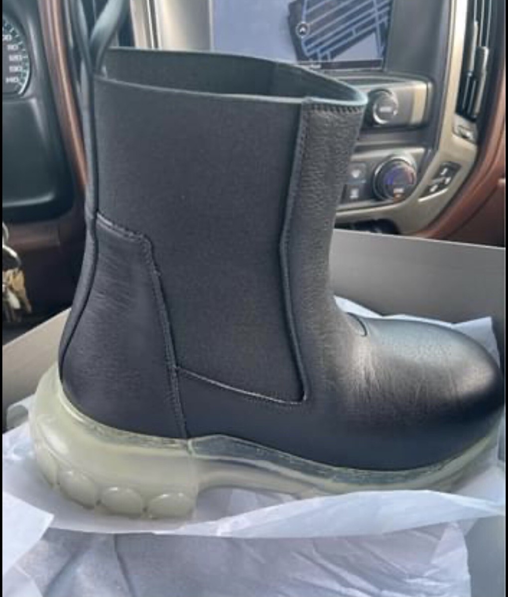 RICK OWENS BEATLE BOZO TRACTOR LEATHER BOOTS | eBay RICK OWENS BEATLE BOZO TRACTOR LEATHER BOOTS | eBay