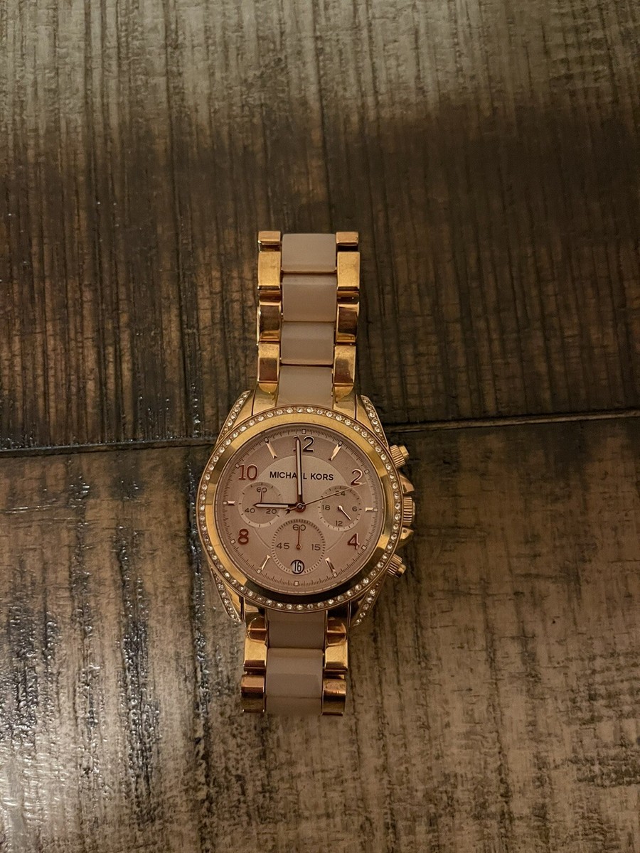 Michael Kors Ladies Women Watch Rose Gold-Tone Crystal 39MM  display picture 1