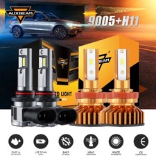 AUXBEAM LED Headlight Bulb High Low Beam for Ram 1500 2500 3500 9005 H11 White