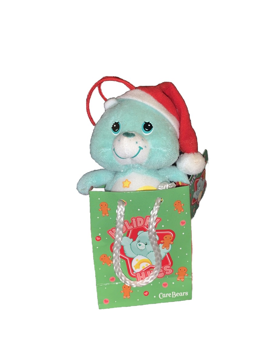 Vintage 2005 Care Bears Wish Holiday Hugs Hanging Christmas Plush
