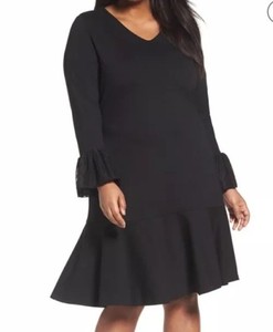 drop waist a line dress