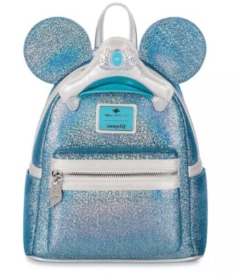 Disney Cruise Line DCL 25th Silver Anniversary at Sea Loungefly Backpack  b35