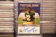 2003 TK Legacy Notre Dame Vagas Ferguson Signature Edition Auto FI15