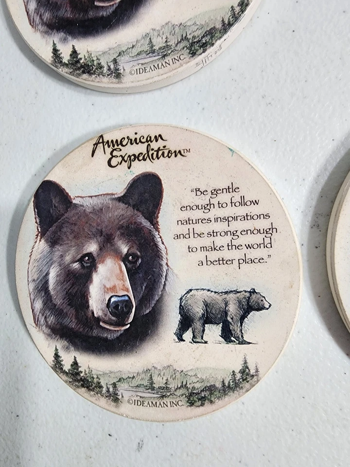 Набор из 4 подставок для камней American Expedition BEAR Wildlife - Изображение 2 из 4