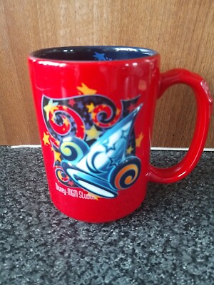 Disney MGM Studios rote Tasse mit Zauberhut Design