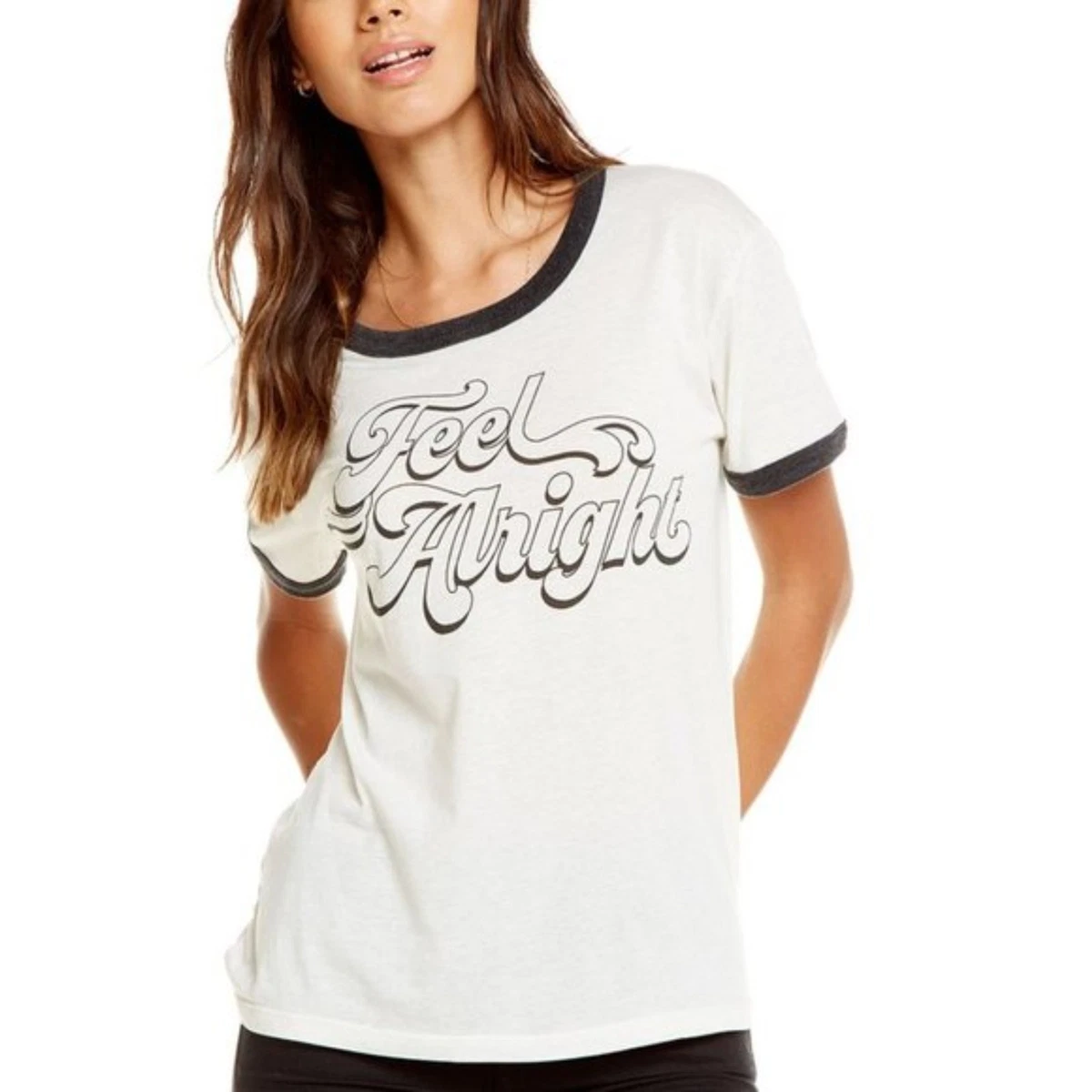 White burnout cheap tee