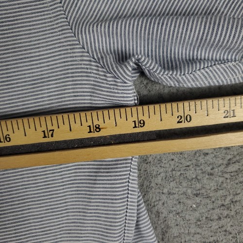Penguin Shirt Mens Size Small Blue Striped Button Up Short Sleeve * - Picture 6 of 7