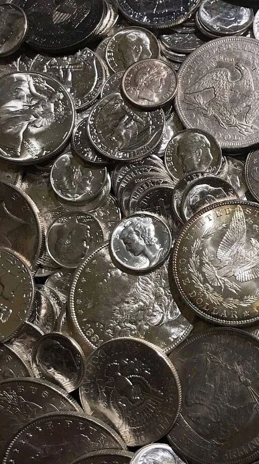 ✯90% SILVER US COINS LOT✯ UNC OLD SALE LOT BU ✯ ESTATE Pre 1964 BULLION BAR 3+✯ - Image 2 of 4