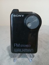 Vintage Sony Walkman SRF-26 Black Portable Stereo FM Radio Tested Working