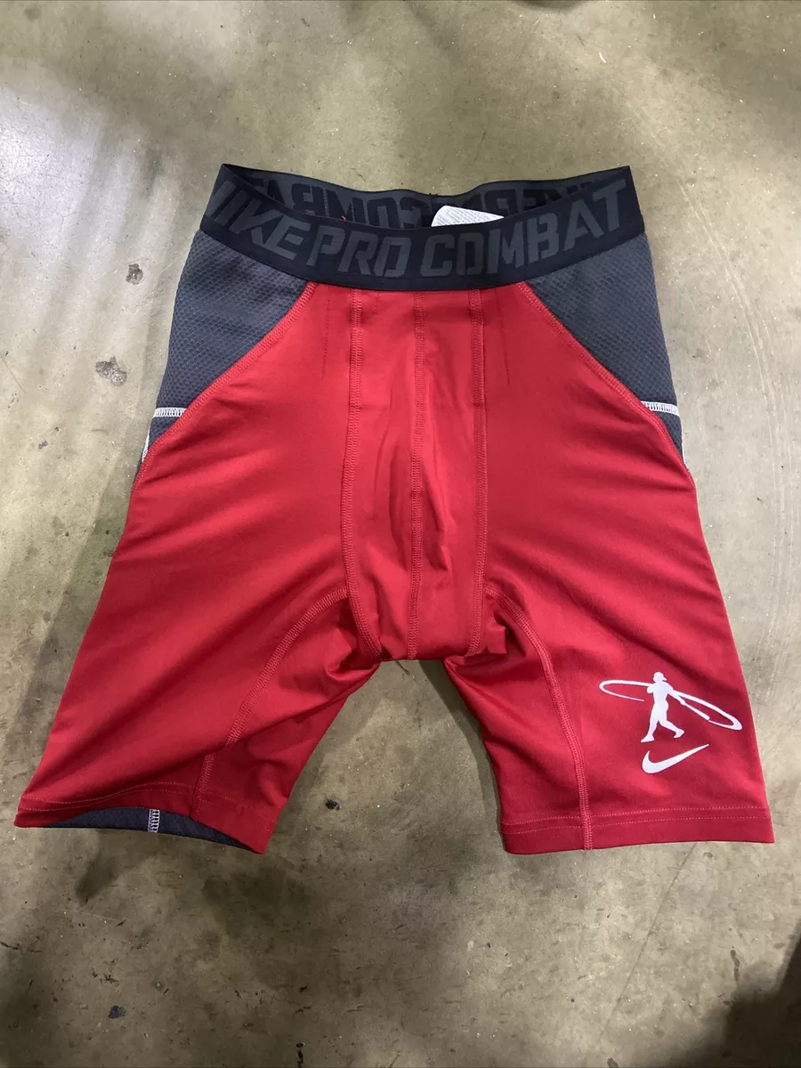 Nike Pro Combat Compression Baseball Sliding Shorts Mens XL RED