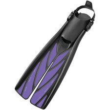Atomic Aquatics Open Heel Fin, Small, Purple - Dive Fins 05-0059-0P 