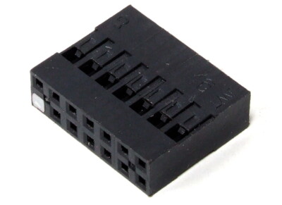 14-Pin 13-Way 2x7 Dual Row Crimp Housing Connector Socket Female Dupont Buchse