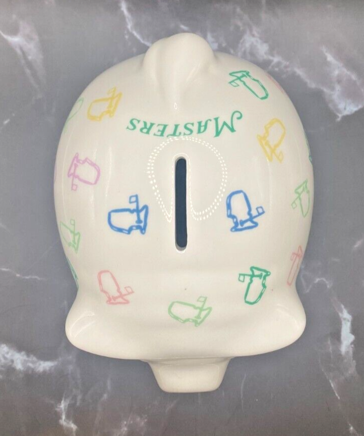 2026 Masters Tournament Colorful Logos Ceramic Piggy Bank Augusta