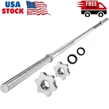 480LB Standard Straight Barbell 60" , Weight Bar 1" Diameter