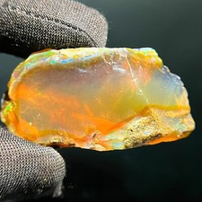 109 Cts Natural Opal Rough Ethiopian Opal Rough Welo Opal Raw Multi Fire Opal