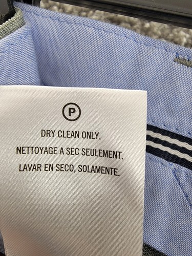 Nautica Heather Poplin Dress Pants Boys 18 Gray Heather Zip Hook & Bar Closure - Picture 12 of 16