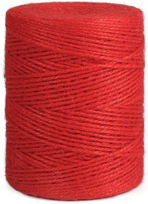Red Twine, 656 Feet 2mm Christmas Twine String for Gift Wrapping, Crafts, Packin