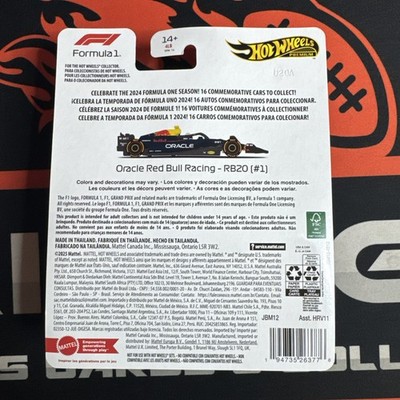 ホットウィール F1 Red Bull RB20 (#1) Hot Wheels F1 Series: Oracle Red Bull Racing RB20 Car #1