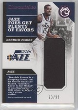2017-18 Panini Chronicles Swatches Pink 23/99 Derrick Favors #CS-DFV 0k4